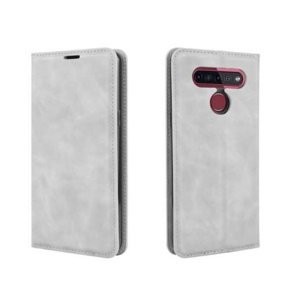 LG K Serie Einfarbig PU LG K51s Einfach Handyhülle #1036 – Bild 4